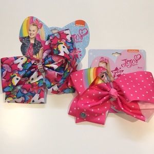 JOJO SIWA Girls Hair Accessories Bows x 2